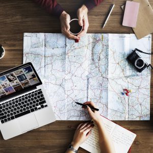 Kart og planlegging for en sikker reise