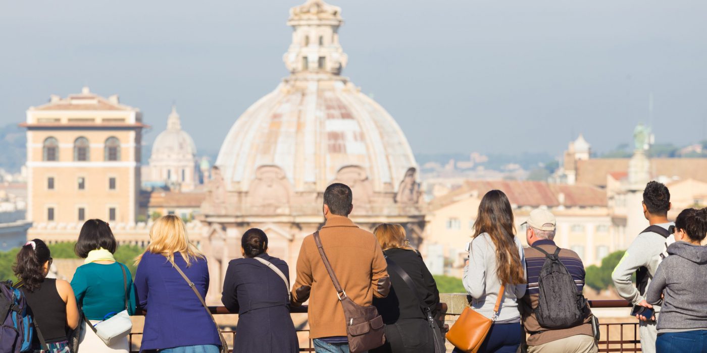 Turister i Roma, Italia