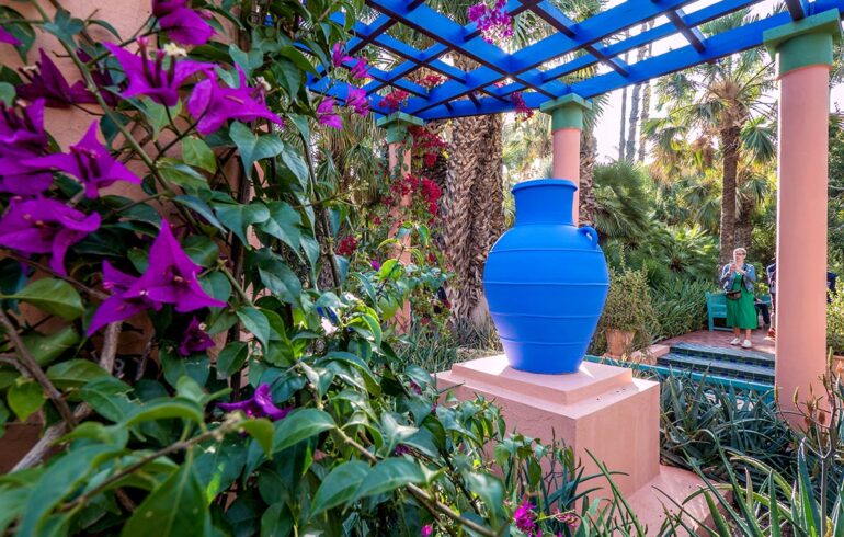 Jardin Majorelle i Marokko