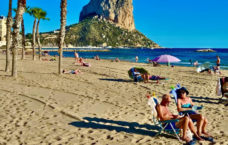 Strand langtidsferie Calpe