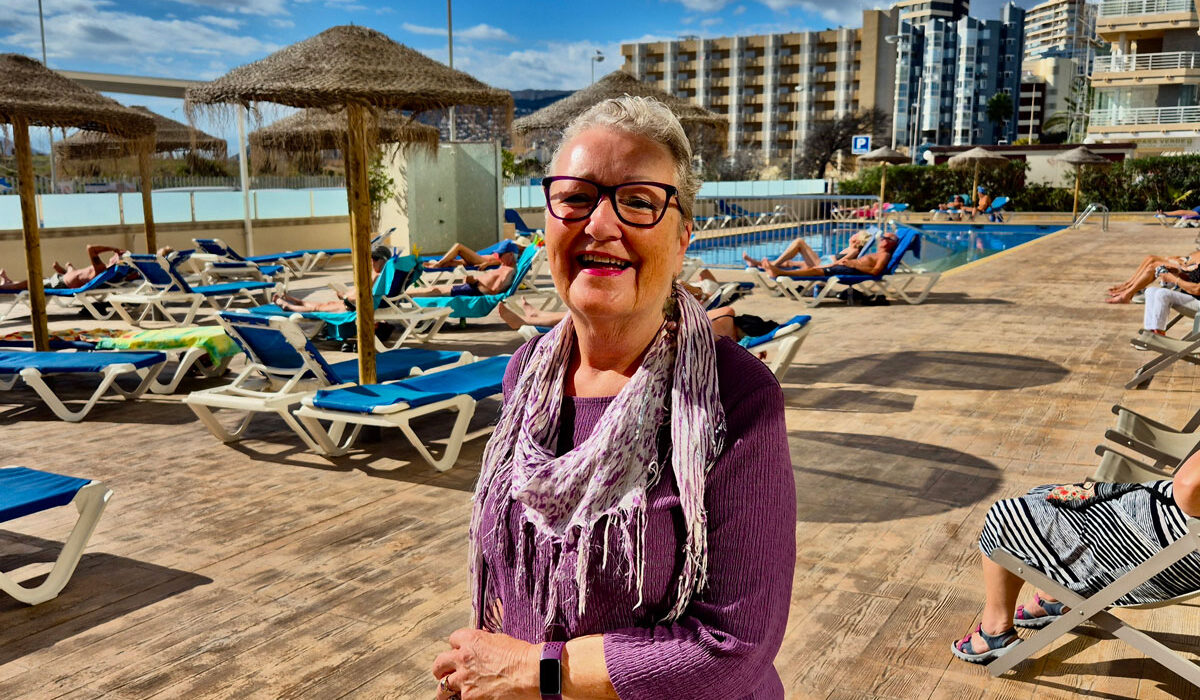 Ragnhild Forså fra Mosjøen tar åtte uker langtidsferie i ett strekk denne gang.