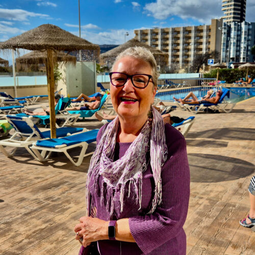 Ragnhild Forså fra Mosjøen tar åtte uker langtidsferie i ett strekk denne gang.