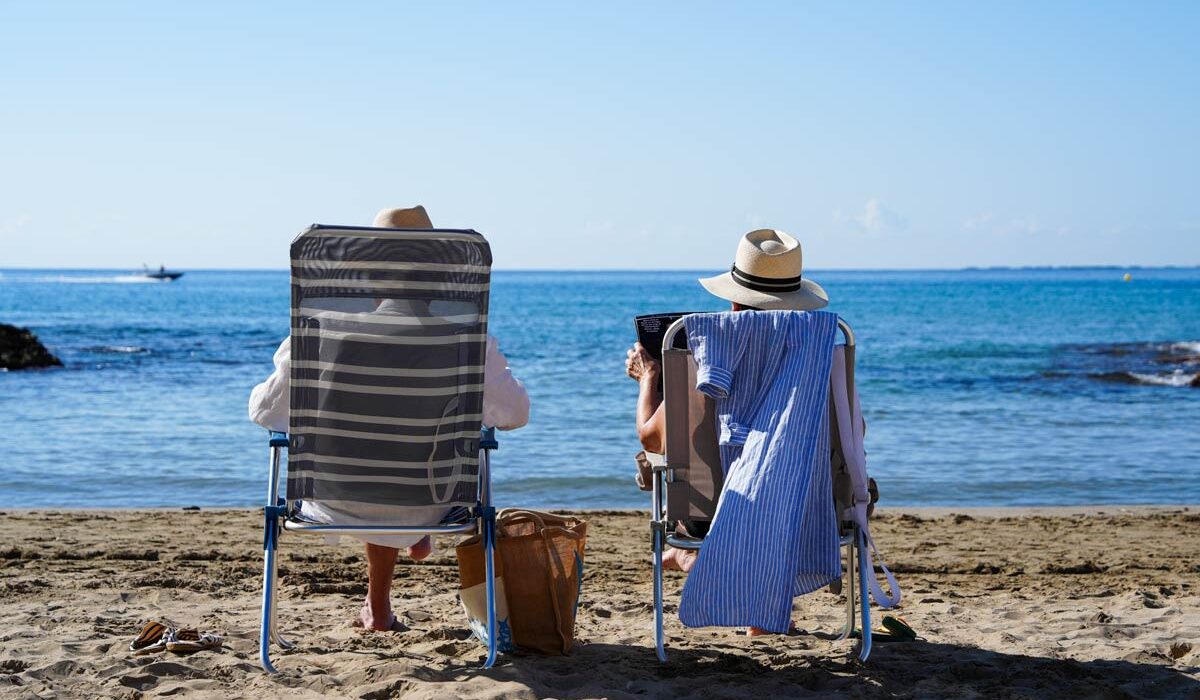 Strand avslappende
