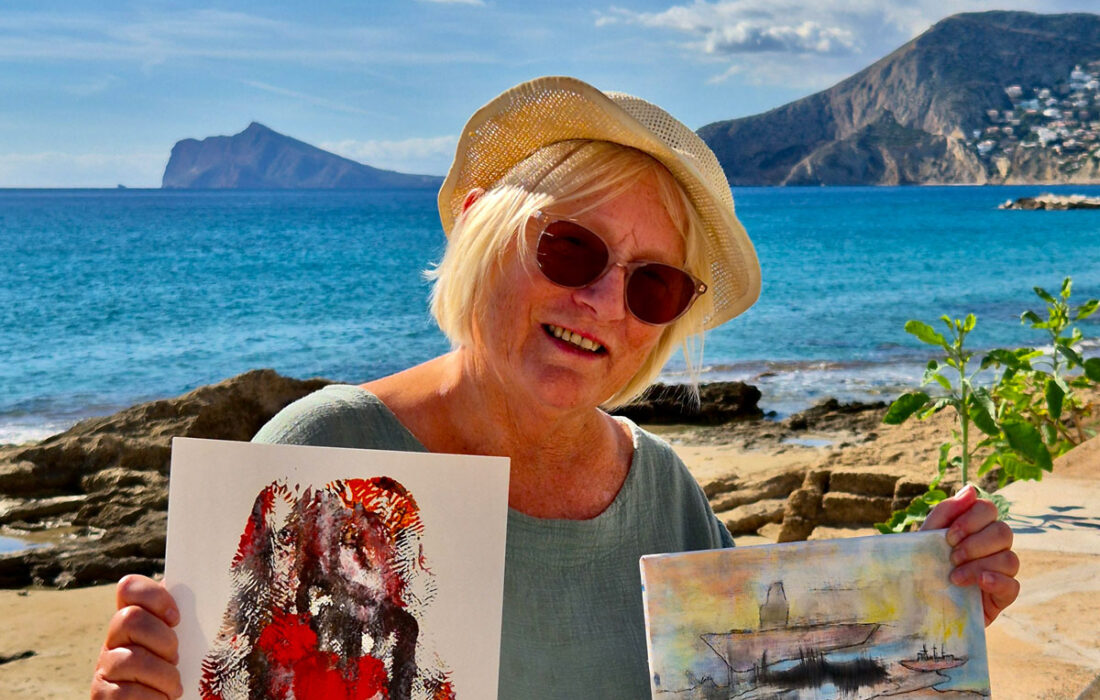Ruby Hansen fra Oslo, lar seg inspirere på langtidsferie i Calpe