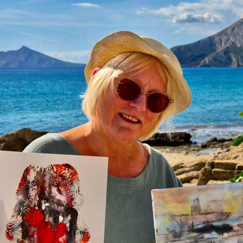Ruby Hansen fra Oslo, lar seg inspirere på langtidsferie i Calpe
