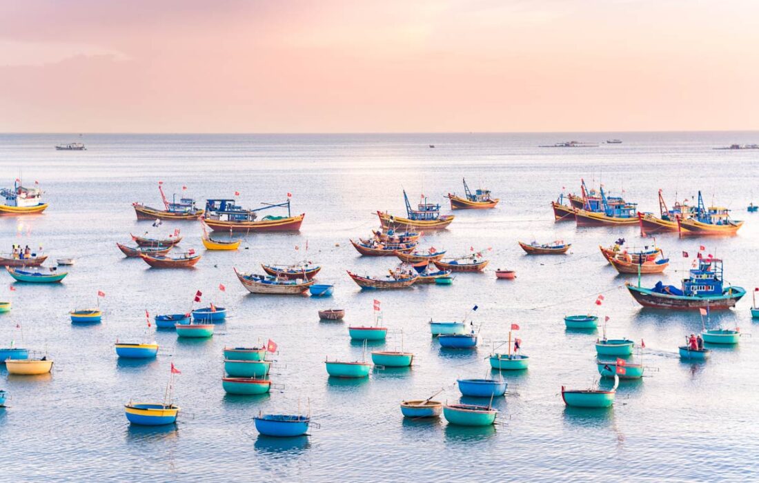 Mui Ne. kystby i Binh Thuan provinsen, Thailand