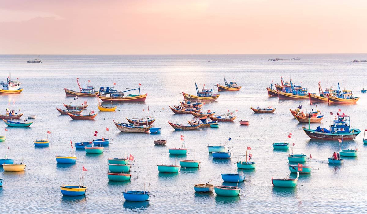 Mui Ne. kystby i Binh Thuan provinsen, Thailand