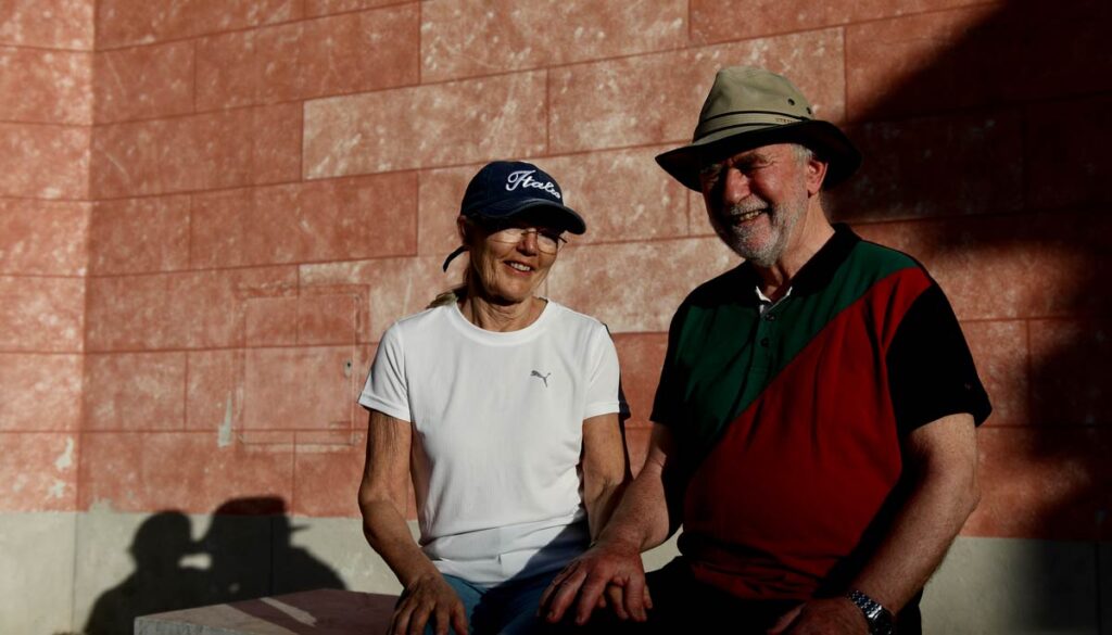 Morten og Kari på vandretur i Cinque terre, Italia