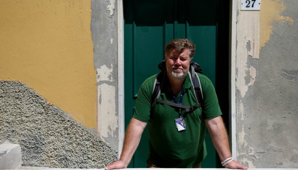 Aller travels reiseleder på vandretur, Morten Bille