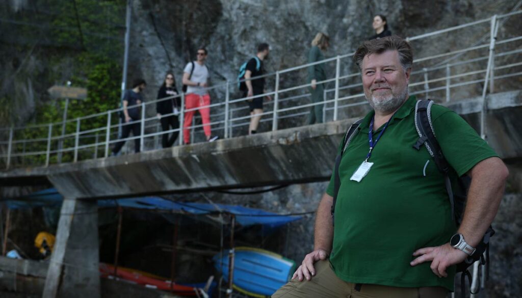 Aller travels reiseleder på vandretur, Morten Bille